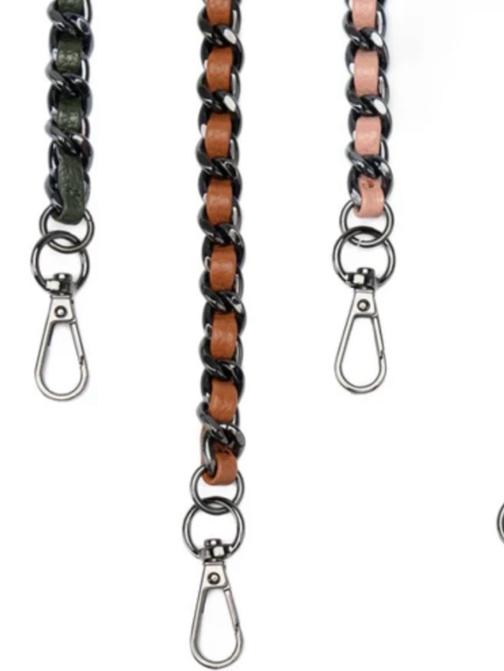 Lug Metal Straps Classic Vegan Leather. Poppy Red or Copper Brown. NWT